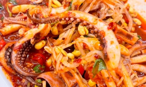 spicy stir-fried squid